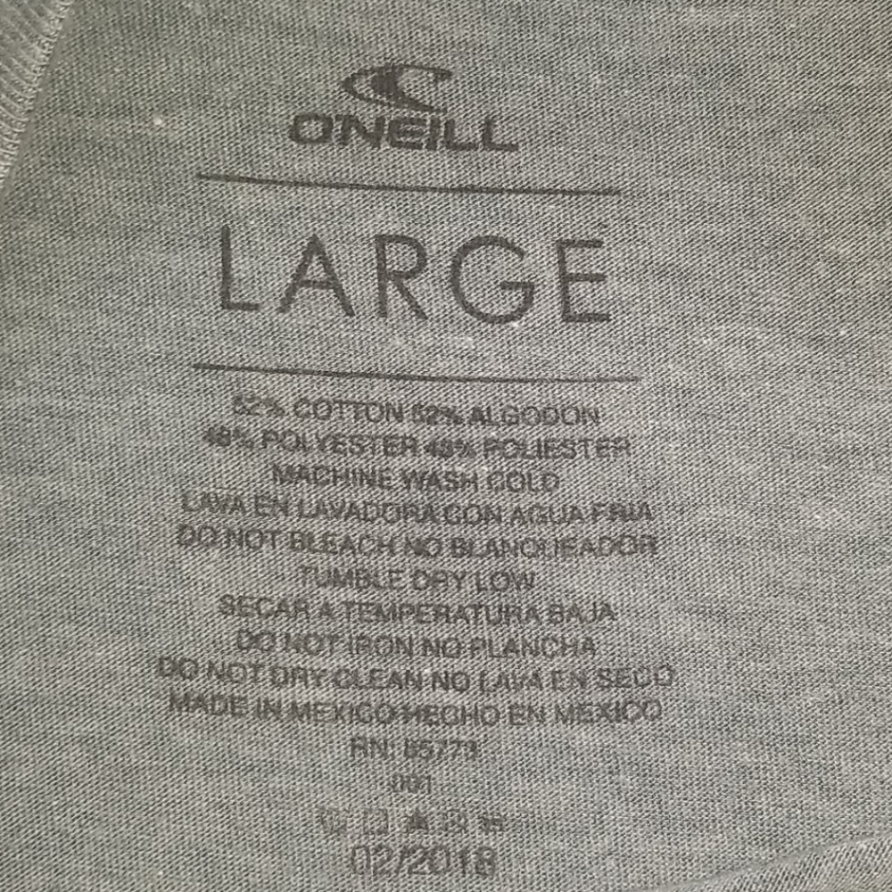 O'Neill Men's 'Pho Striped Pocket Tee Shirt' - Picture 6 of 8